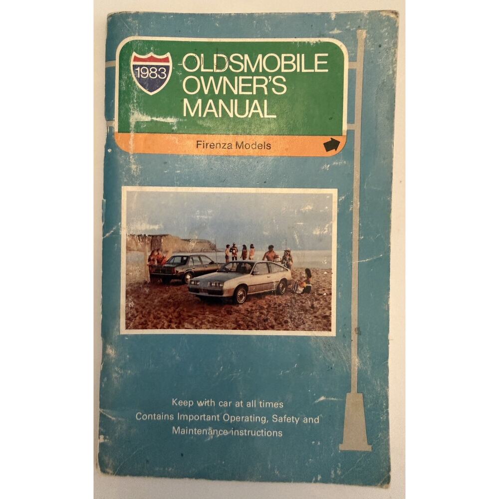 1983 Oldsmobile Firenza Owner's Manual - Firenza 22518553
